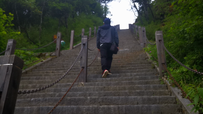 湖北神农架5A景区神农谷健身步道