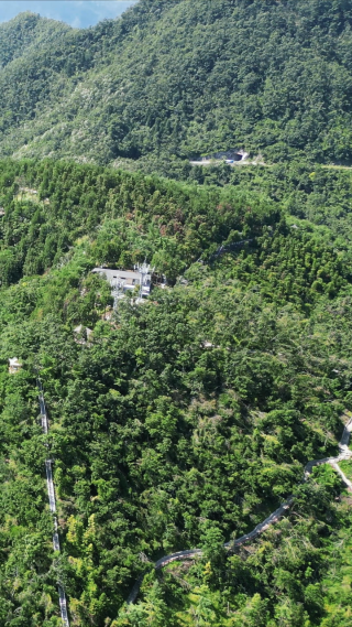 湖北神农架天燕景区竖屏航拍