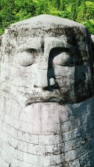 湖北神农架神农坛风景区航拍