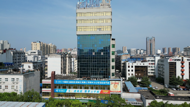 湖北鄂州城市建设交通航拍