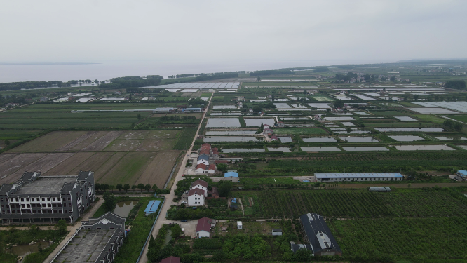 湖南岳阳洞庭湖鱼米之乡