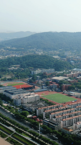 航拍湖南师范大学 
