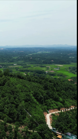 湖南湘潭昭山4A景区竖屏航拍