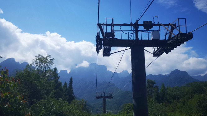 湖南张家界天门山索道观光
