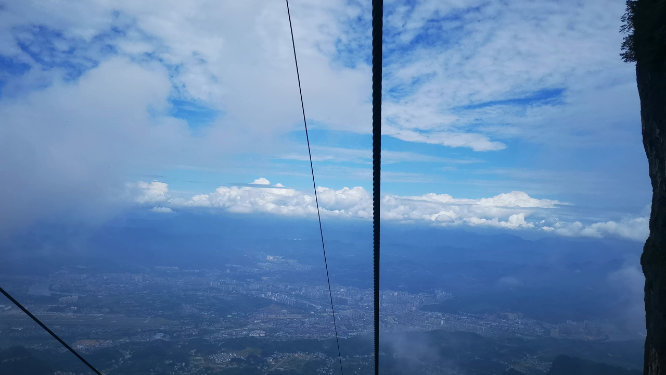 湖南张家界天门山索道观光