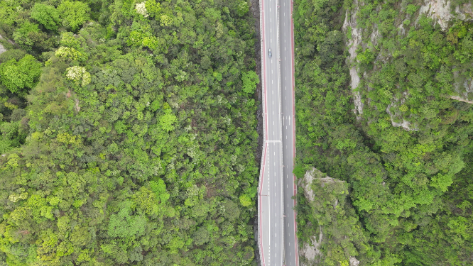 湖南张家界百丈崖最美公路 