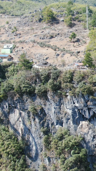 湖南怀化黄岩4A景区竖屏航拍