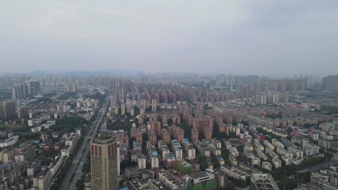 湖南邵阳城市建设航拍