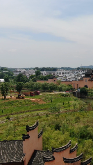 湖南长沙道林古镇4A景区航拍