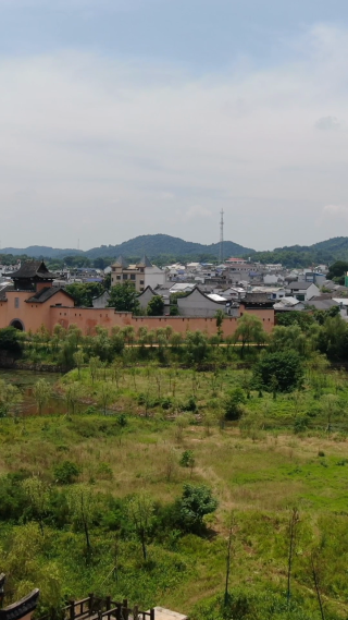 湖南长沙道林古镇4A景区航拍