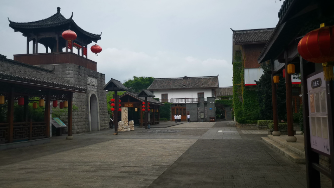 湖南长沙靖港古镇4A景区实拍