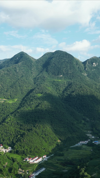 祖国壮丽雄伟山川竖屏航拍
