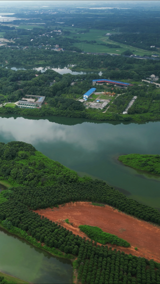 祖国青山绿水大好河山常德清江湖4A景区 
