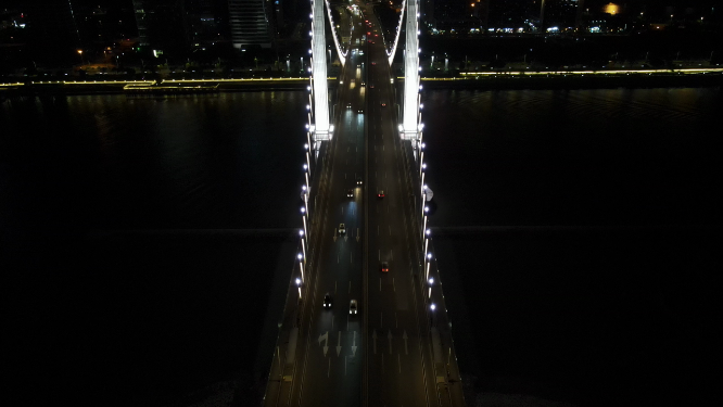 福建福州鼓山大桥夜景