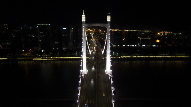 福建福州鼓山大桥夜景