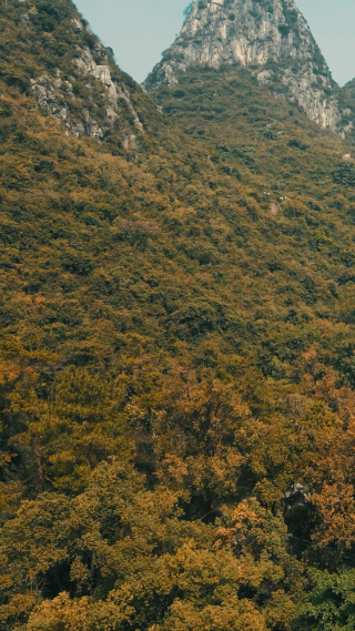 自然风光大自然山川竖屏航拍