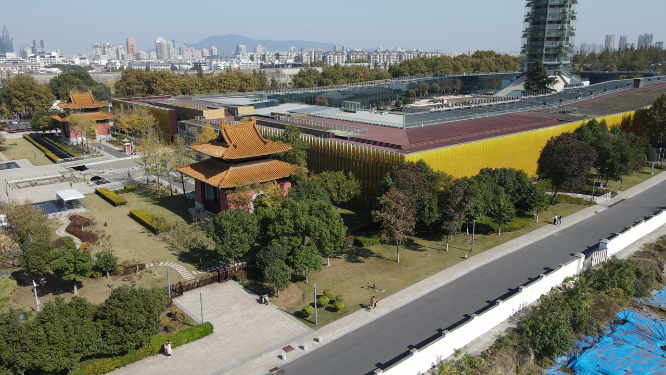 航拍南京城市宣传片地标建筑