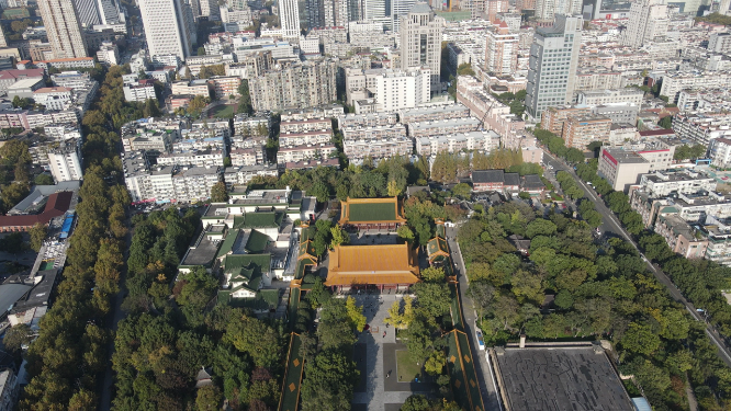 航拍南京城市宣传片地标建筑