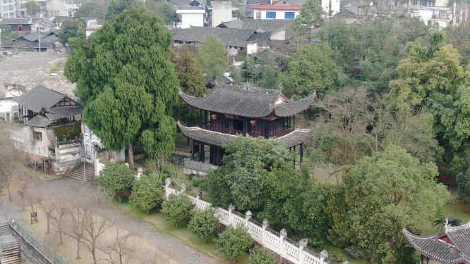 航拍南岳衡山