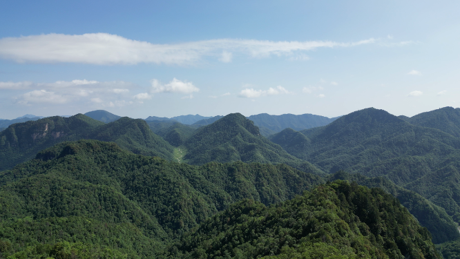 航拍大自然崇山峻岭山川