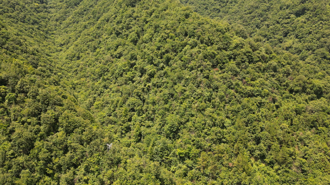 航拍大自然崇山峻岭山川