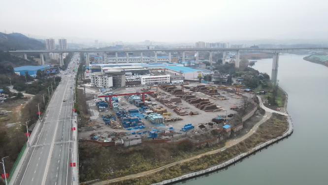航拍工业生产工厂工业加工