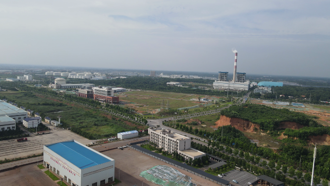 航拍工业生产工厂工业加工
