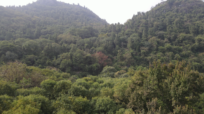 航拍广西桂林山水风光漓江