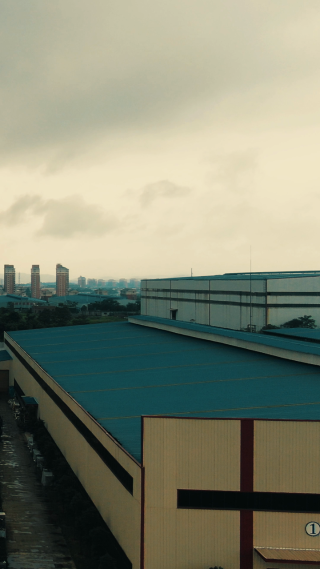 航拍江苏南京城市建设