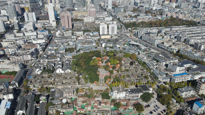 航拍徐州汉文化园户部山4A景区
