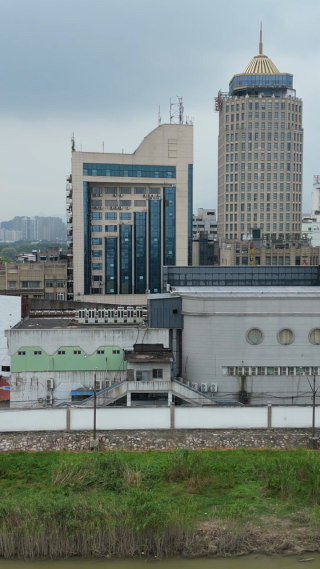 航拍江西九江港
