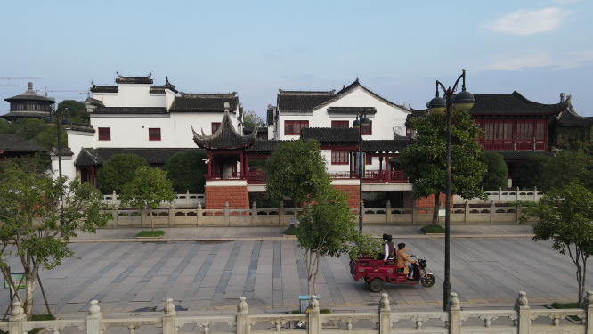 航拍江西南昌八大山人景区