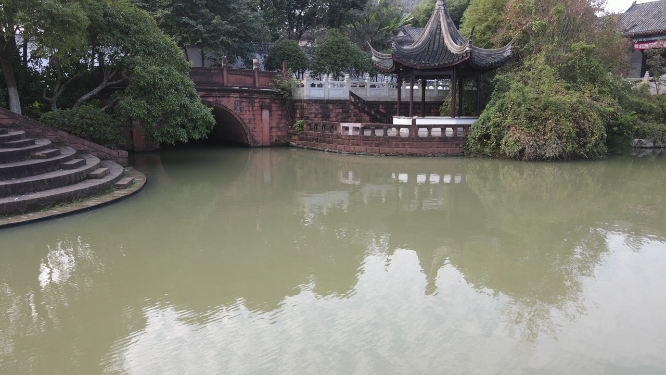 航拍江西南昌八大山人景区