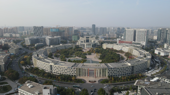 航拍济南齐鲁软件园