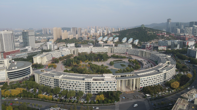 航拍济南齐鲁软件园