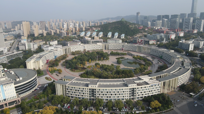 航拍济南齐鲁软件园
