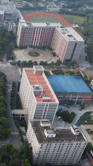 航拍湖北宜昌秭归县城市风光
