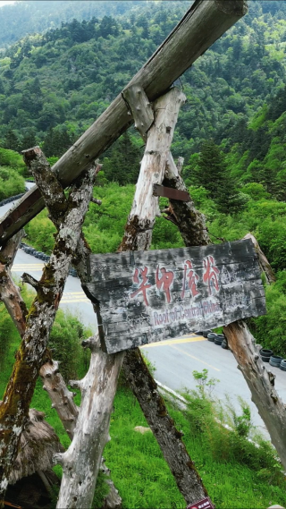 航拍湖北神农架景区神农营