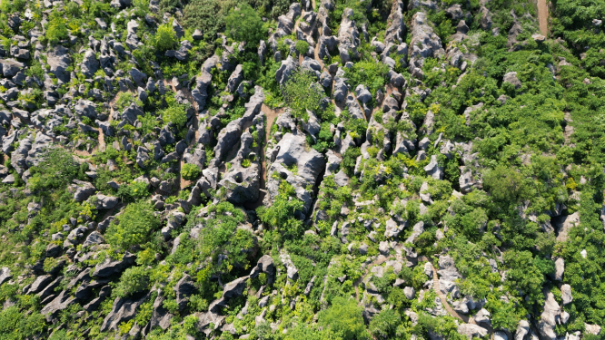 航拍湖北西游记公园4A景区