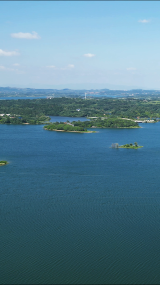 航拍湖北随州徐家河风景区4A景区