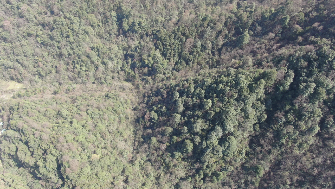 航拍湖南怀化大峡谷4A景区