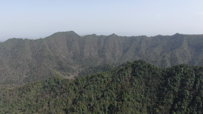 航拍湖南怀化大峡谷4A景区