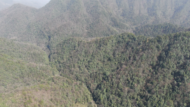 航拍湖南怀化大峡谷4A景区