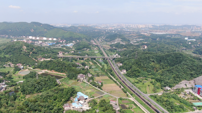 航拍湖南湘潭盘龙大观园4A景区
