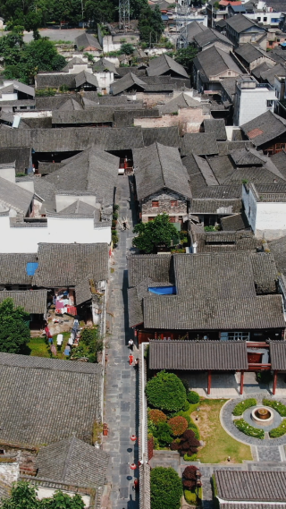 航拍湖南黔阳古城4A景区