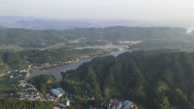 航拍祖国壮丽山河风光