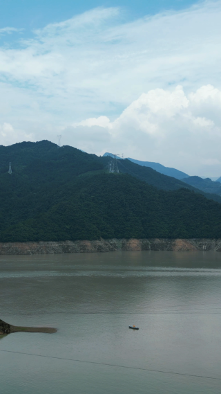 航拍祖国大好河山青山绿水