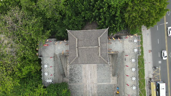 航拍福建泉州清真寺