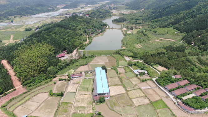 贵州大山农田农业种植航拍