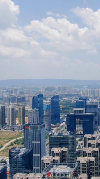 城市航拍贵阳金融中心